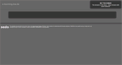 Desktop Screenshot of e-learning-bw.de